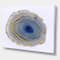 Designart - Golden Water Agate - Fashion Canvas Wall Art